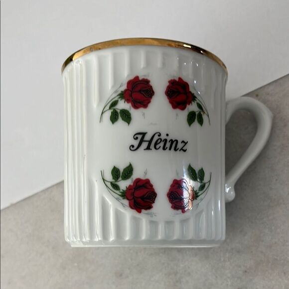 Rare Custom Cup Made in Germany for Heinz with White and Gold Mug - Picture 2 of 4